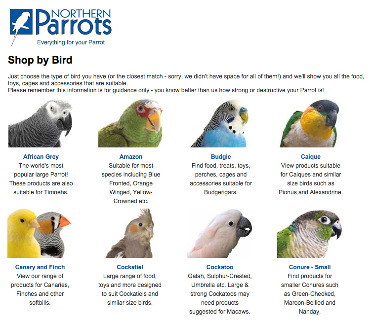 NorthernParrotsWebsite