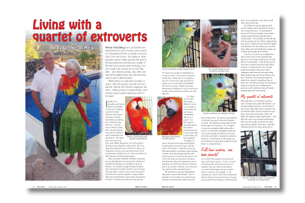 Parrots magazine 170, March 2012