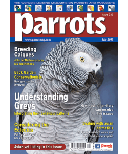 Parrots magazine, Issue 210, July 2015