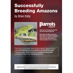 Parrots magazine, Successfully Breeding Amazons